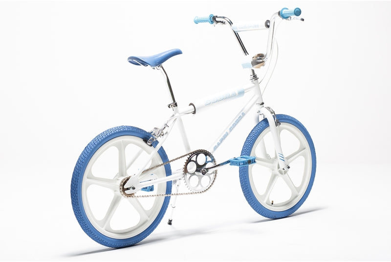 Comprar Bicicleta retro BMX Capri Cobra blanca-azul
