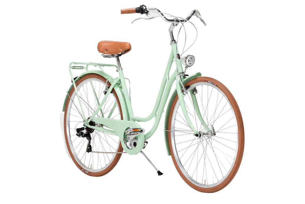 Comprar Bicicleta de paseo Capri Berlin verde-miel 7V