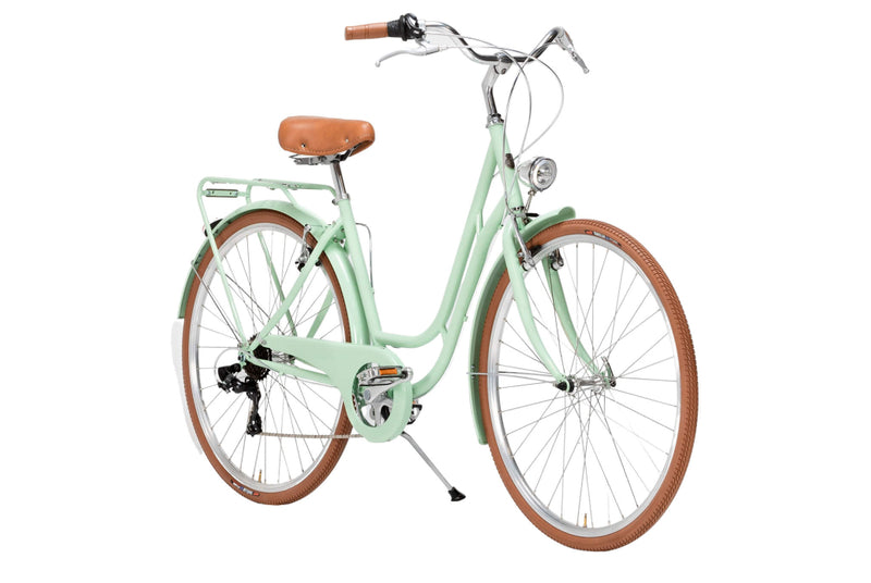 Comprar Bicicleta de paseo Capri Berlin verde-miel 7V