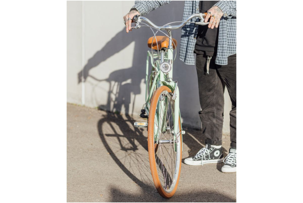 Comprar Bicicleta de paseo Capri Berlin verde-miel 7V