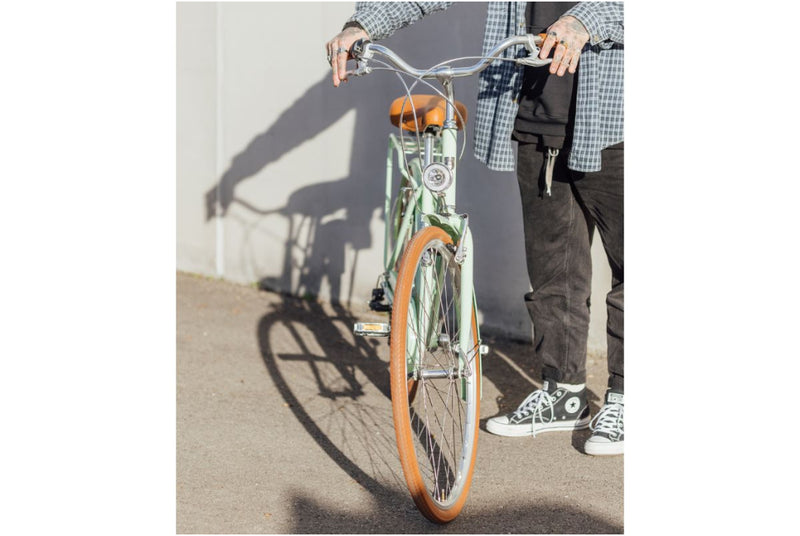 Comprar Bicicleta de paseo Capri Berlin verde-miel 7V