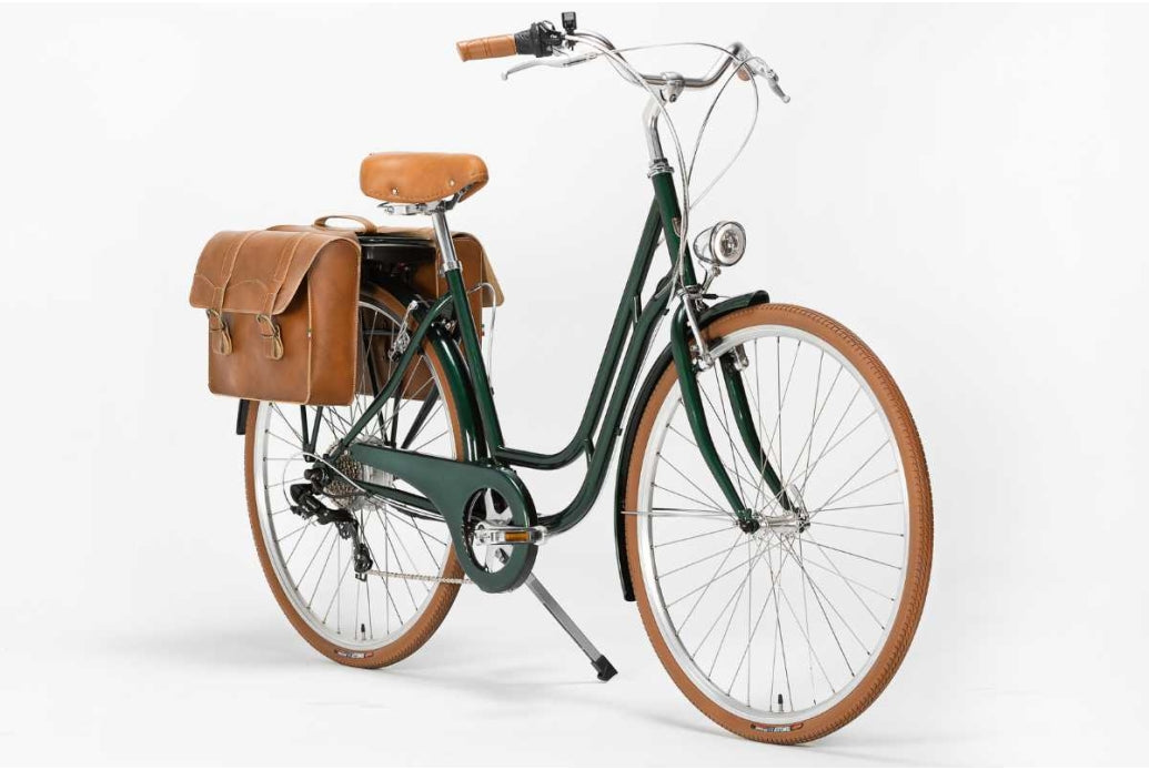 Comprar Bicicleta eléctrica Capri Berlin verde ingles 7V - Reacondiconado