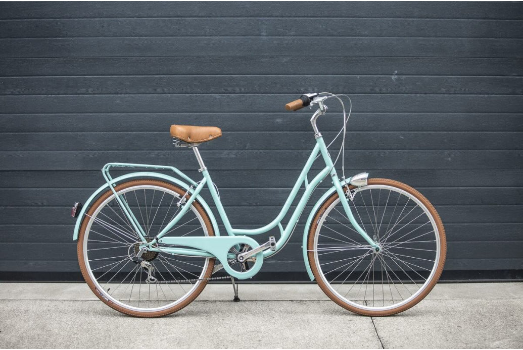 Comprar Bicicleta de Paseo Capri Berlin Aquamarina-marrón 7V-Outlet