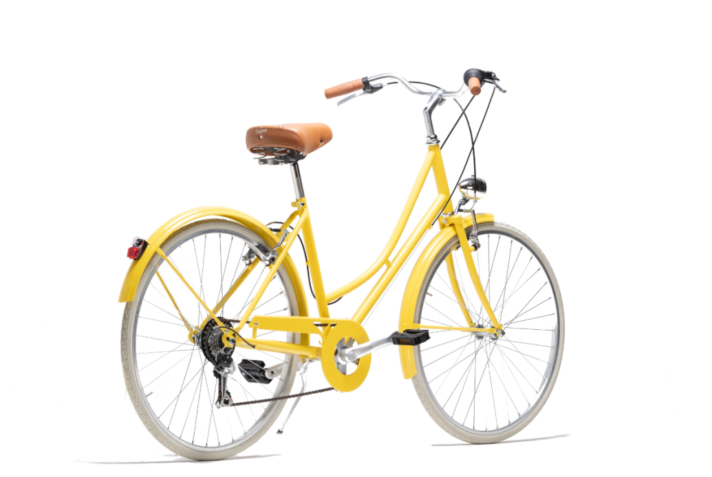 Comprar Bicicleta de paseo vintage Capri Valentina Amarillo Nápoles