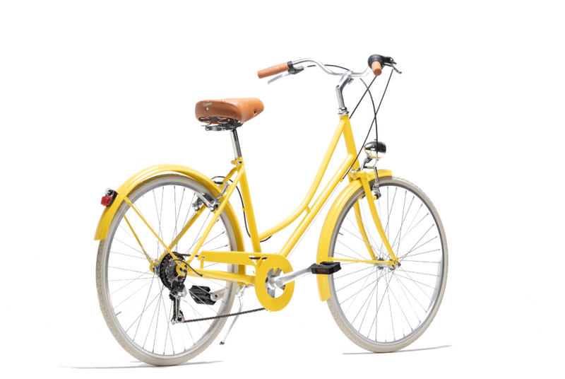 Comprar Bicicleta de paseo vintage Capri Valentina Amarillo Nápoles