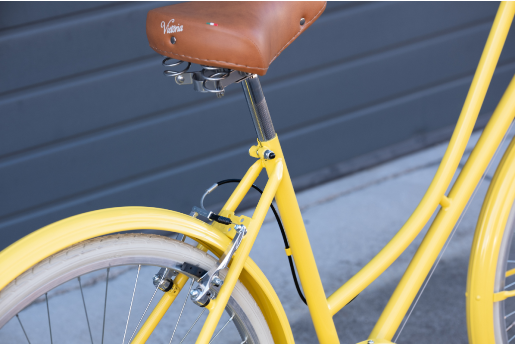 Comprar Bicicleta de paseo vintage Capri Valentina Amarillo Nápoles