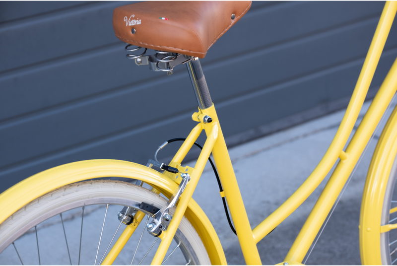Comprar Bicicleta de paseo vintage Capri Valentina Amarillo Nápoles