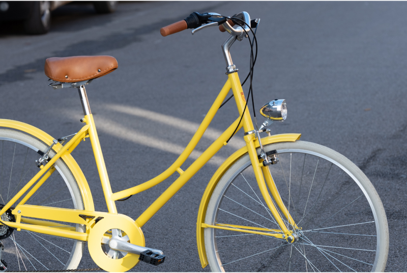 Comprar Bicicleta de paseo vintage Capri Valentina Amarillo Nápoles