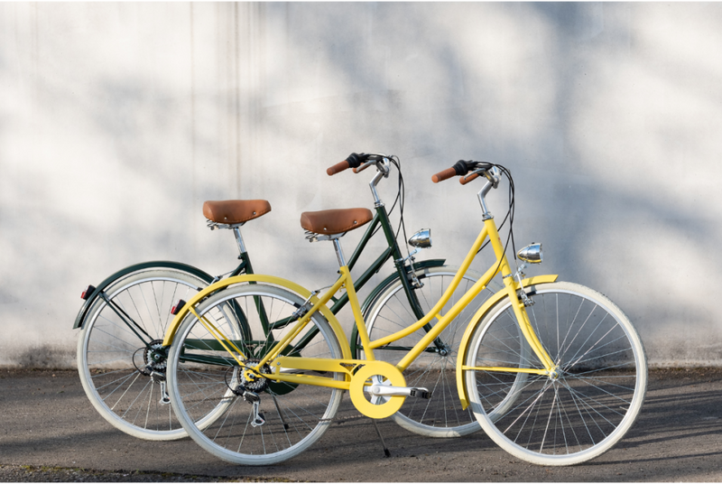 Comprar Bicicleta de paseo vintage Capri Valentina Amarillo Nápoles