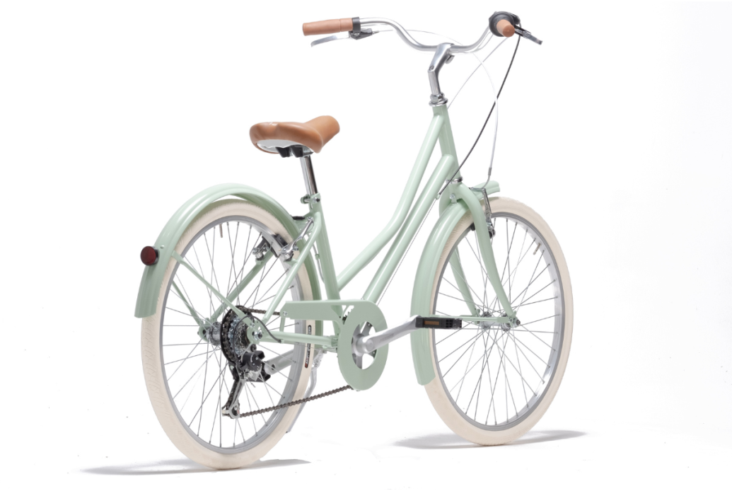 Comprar Bicicleta de paseo retro Capri Carolina 24" Verde Pastel - Reacondicionada