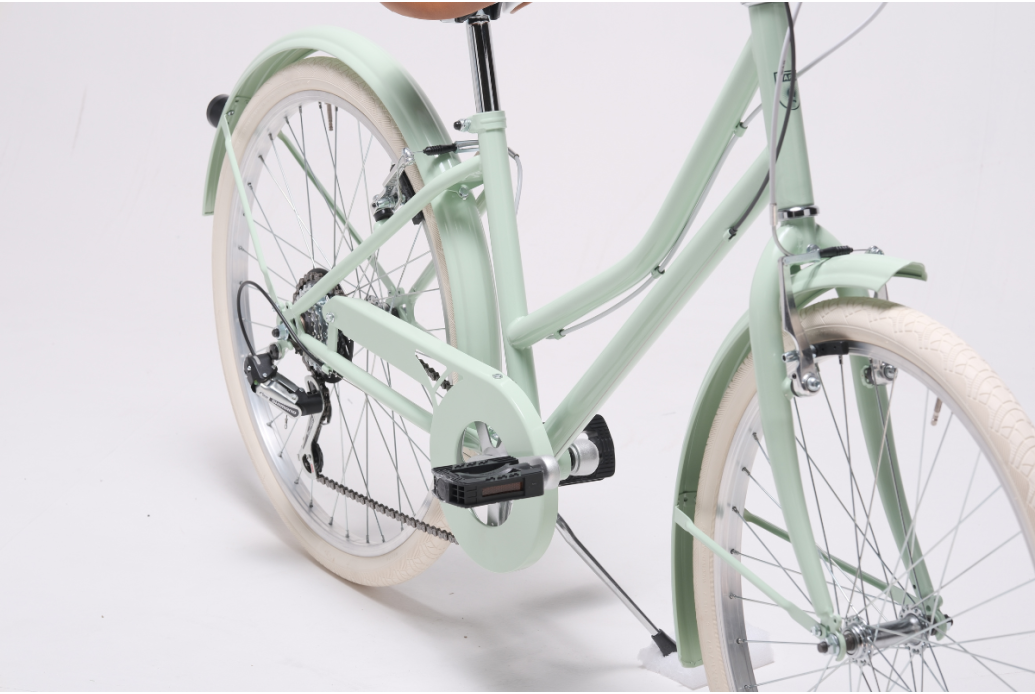 Comprar Bicicleta de paseo retro Capri Carolina 24" Verde Pastel - Reacondicionada
