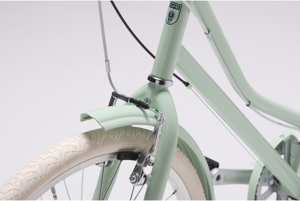Comprar Bicicleta de paseo retro Capri Carolina 24" Verde Pastel - Reacondicionada