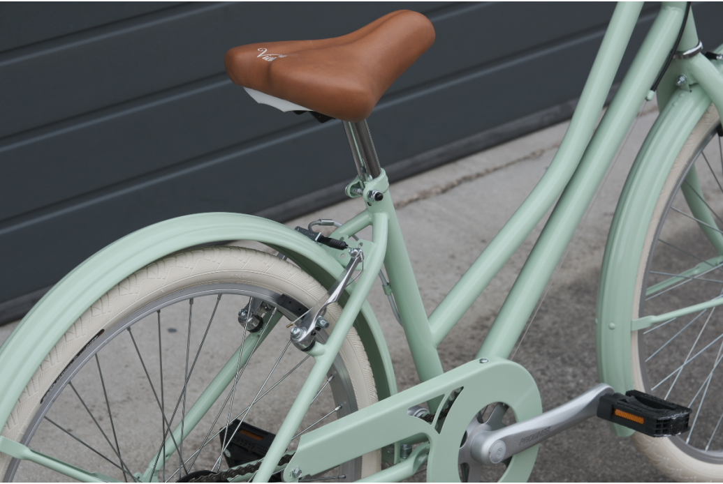 Comprar Bicicleta de paseo retro Capri Carolina 24" Verde Pastel - Reacondicionada