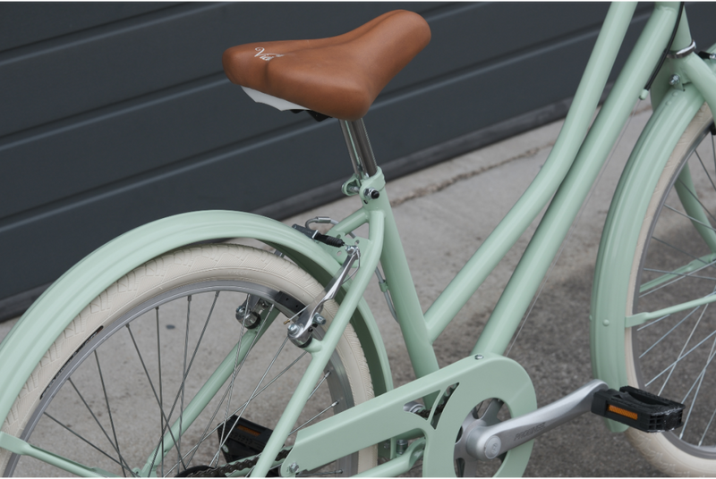 Comprar Bicicleta de paseo retro Capri Carolina 24" Verde Pastel - Reacondicionada