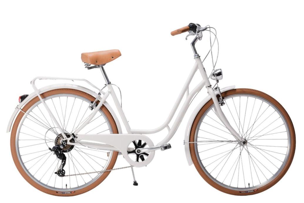 Comprar Bicicleta de Paseo Capri Berlin Blanco 7V Reacondicionada