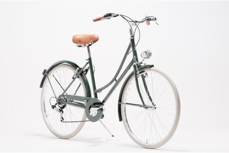 Comprar Bicicleta de paseo vintage Capri Valentina Verde Inglés Reacondicionada