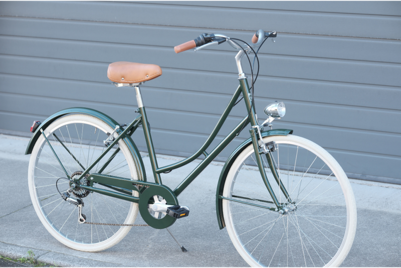 Comprar Bicicleta de paseo vintage Capri Valentina Verde Inglés Reacondicionada
