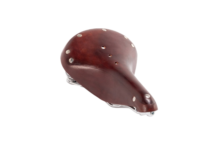Comprar Sillín de muelles con piel autentica Bengala Marrón