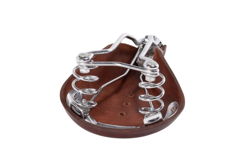 Comprar Sillín de muelles con piel autentica Bengala Marrón