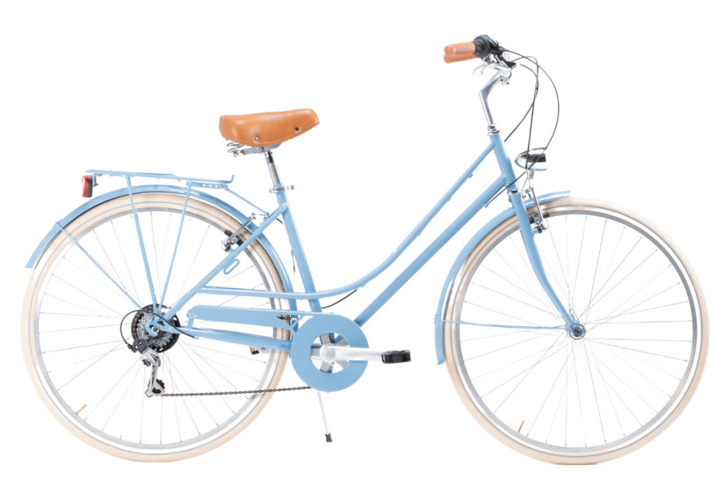 Touring Bicycle Capri Pastel Blue 7V | Biciclasica.com – BICICLASICA