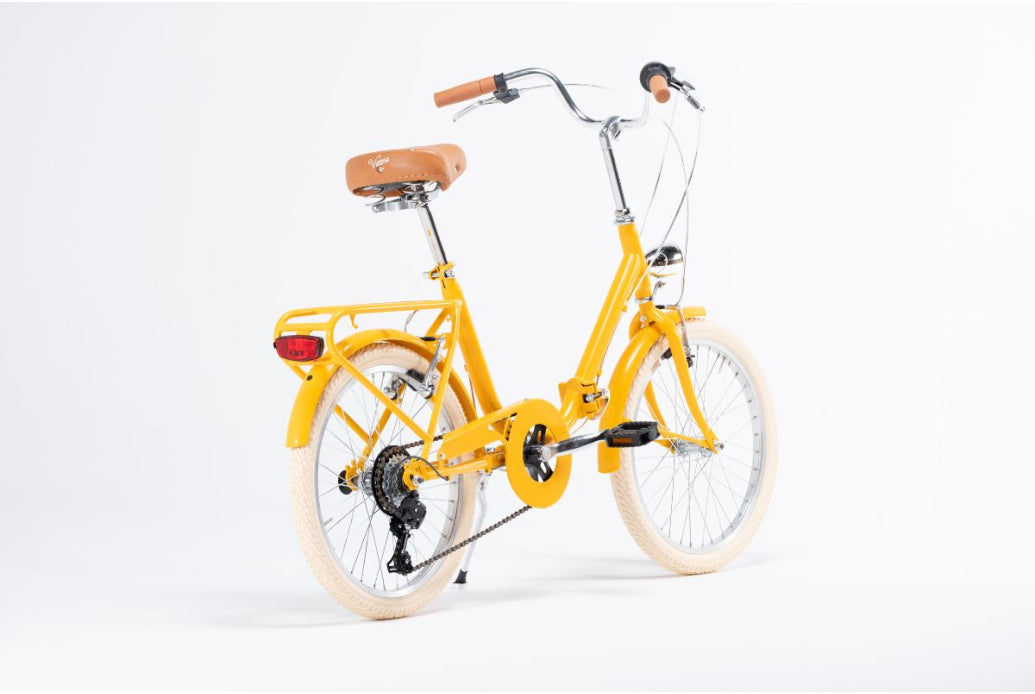 Comprar Bicicleta Plegable Bambina 6 velocidades Mostaza Reacondicionada