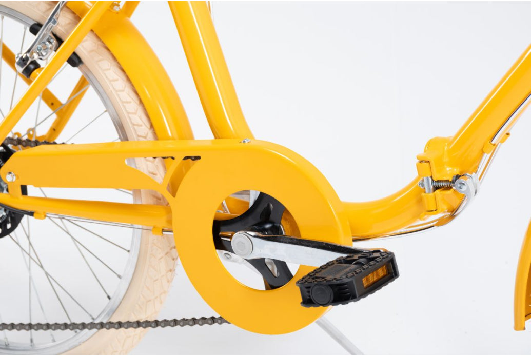 Comprar Bicicleta Plegable Bambina 6 velocidades Mostaza Reacondicionada