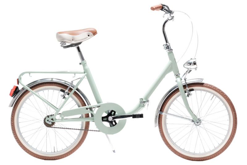 Comprar Bicicleta plegable Bambina Verde Pastel