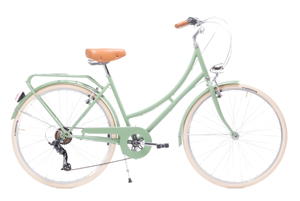 Comprar Bicicleta de paseo vintage Capri Valentina verde pastel +