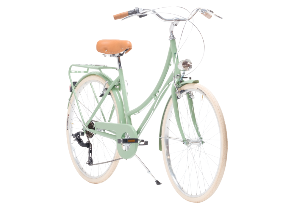 Comprar Bicicleta de paseo vintage Capri Valentina verde pastel +