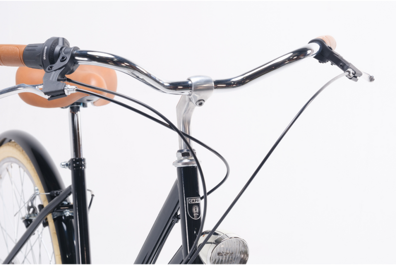 Comprar Bicicleta de paseo vintage Capri Barcelona Negro-Crema 6V - BCCABANC21 2022