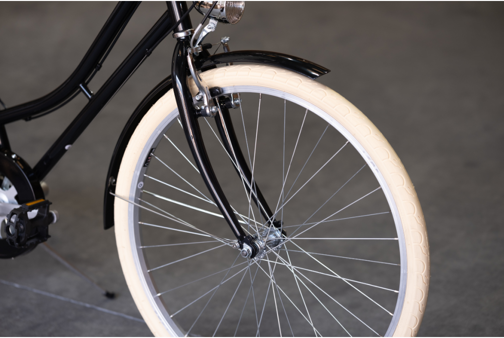 Comprar Bicicleta de paseo vintage Capri Barcelona Negro-Crema 6V - BCCABANC21 2022