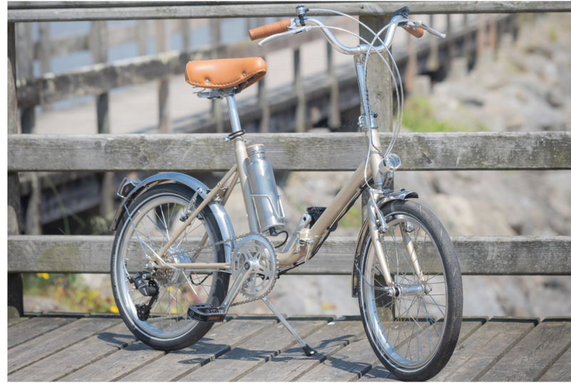 Comprar Bicicleta eléctrica plegable Capri VITA Champagne - Outlet