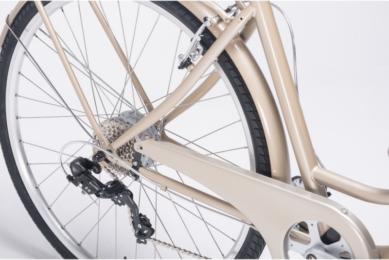 Comprar Bicicleta eléctrica Capri Berlin 3 Champagne 7V - OUTLET