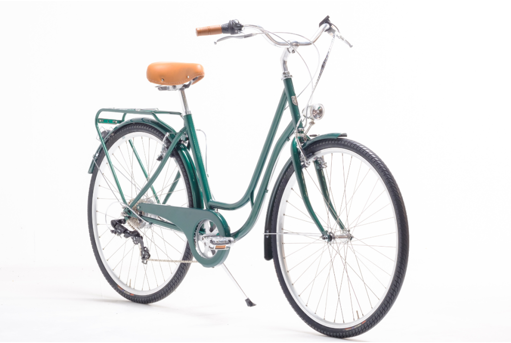 Comprar Bicicleta de Paseo Capri Berlin Verde Ingles 7V - OUTLET