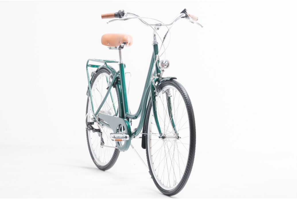 Comprar Bicicleta de Paseo Capri Berlin Verde Ingles 7V - OUTLET