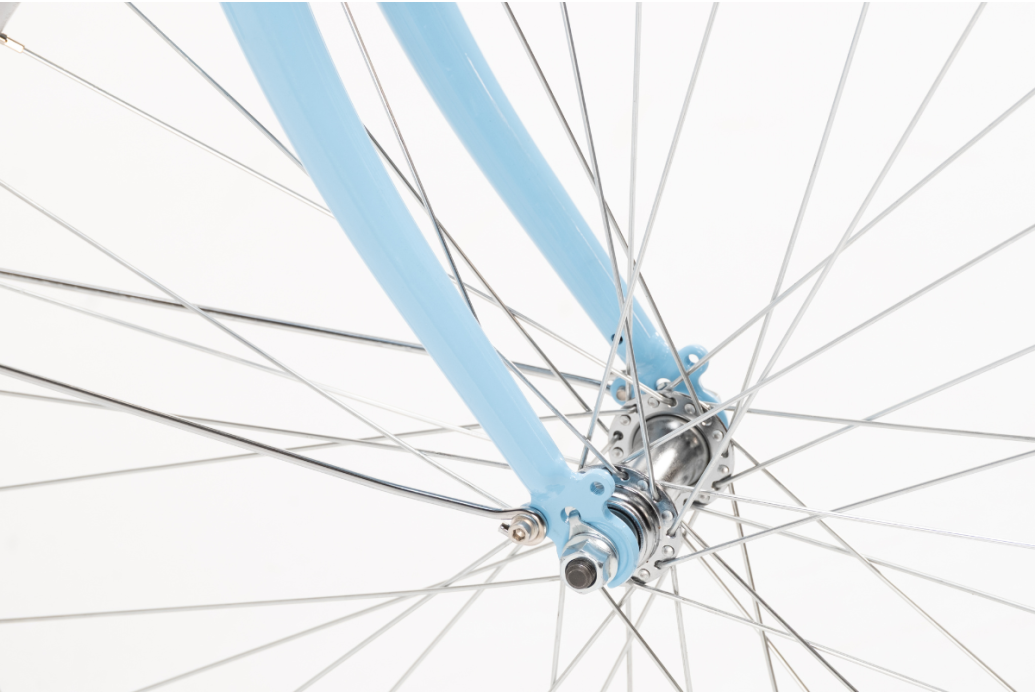 Comprar Bicicleta de paseo Capri Valentina azul pastel 6V