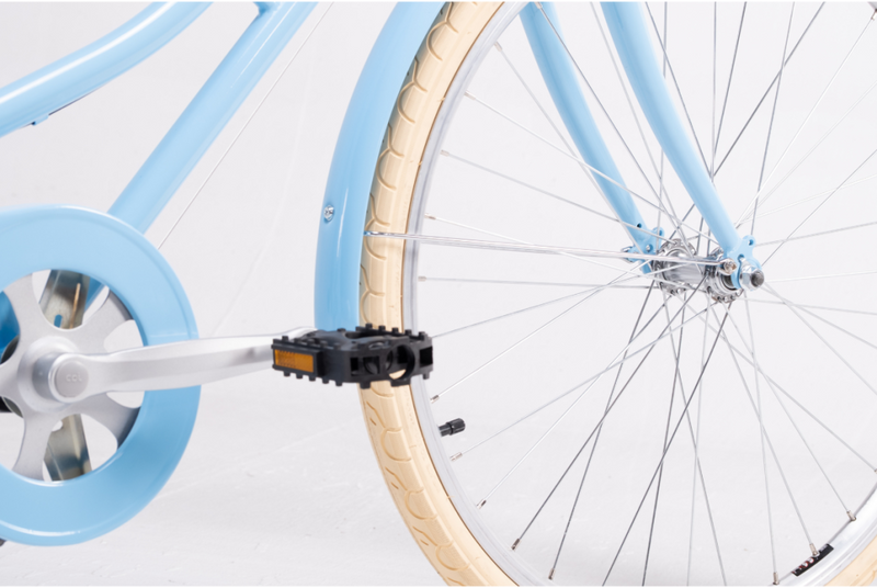 Comprar Bicicleta de paseo Capri Valentina azul pastel 6V