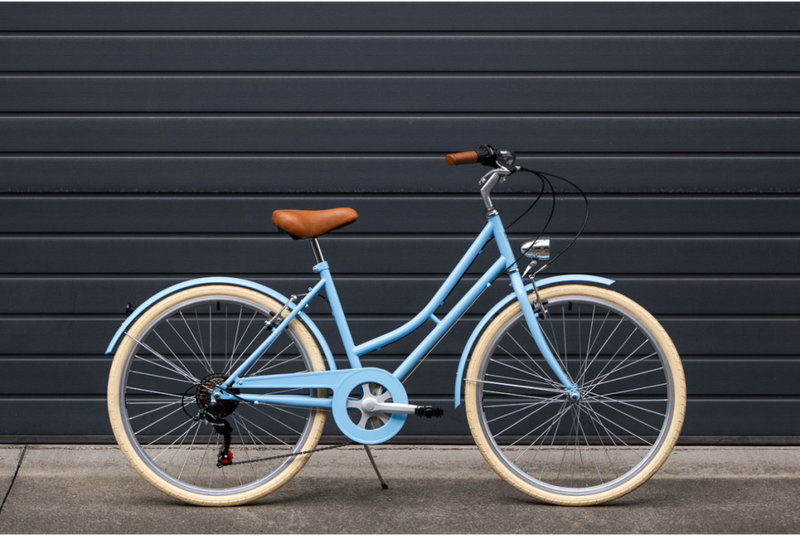 Comprar Bicicleta de paseo Capri Valentina azul pastel 6V