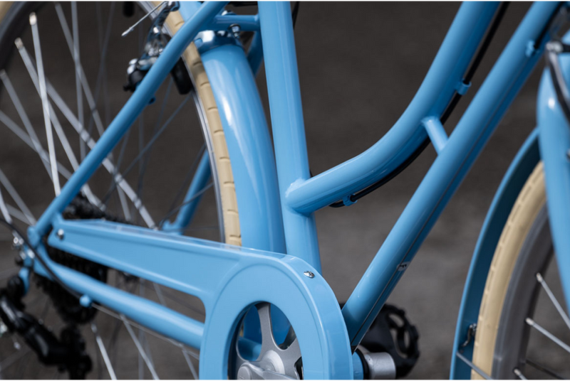 Comprar Bicicleta de paseo Capri Valentina azul pastel 6V