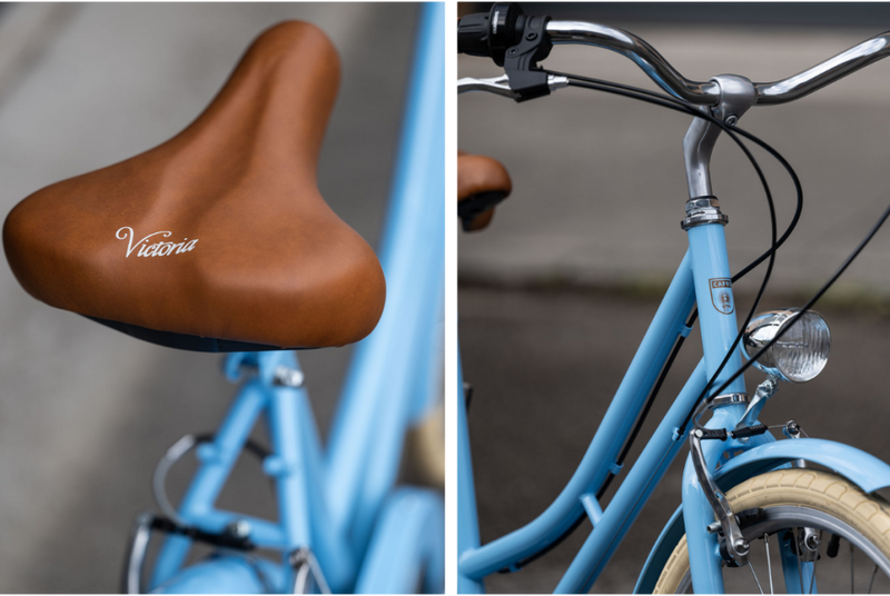 Comprar Bicicleta de paseo Capri Valentina azul pastel 6V