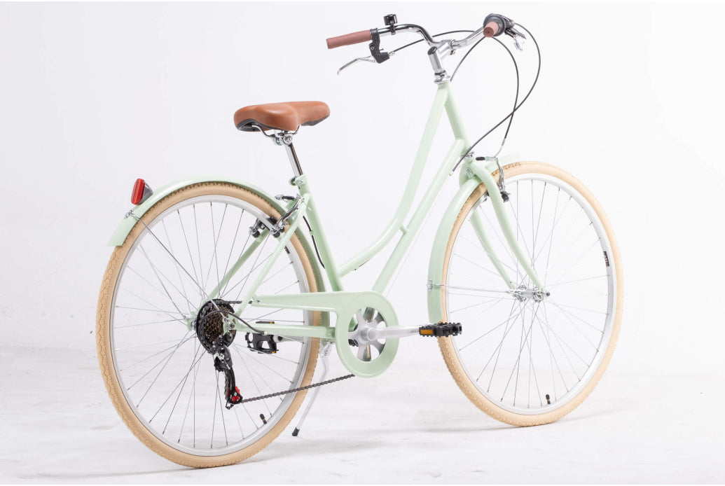 Comprar Bicicleta de Paseo Niza Verde Pastel 7 velocidades - BCCNI28PG342 2022