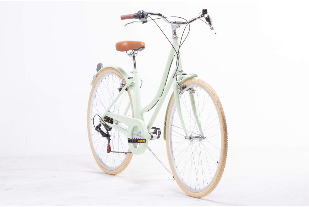 Comprar Bicicleta de Paseo Niza Verde Pastel 7 velocidades - BCCNI28PG342 2022