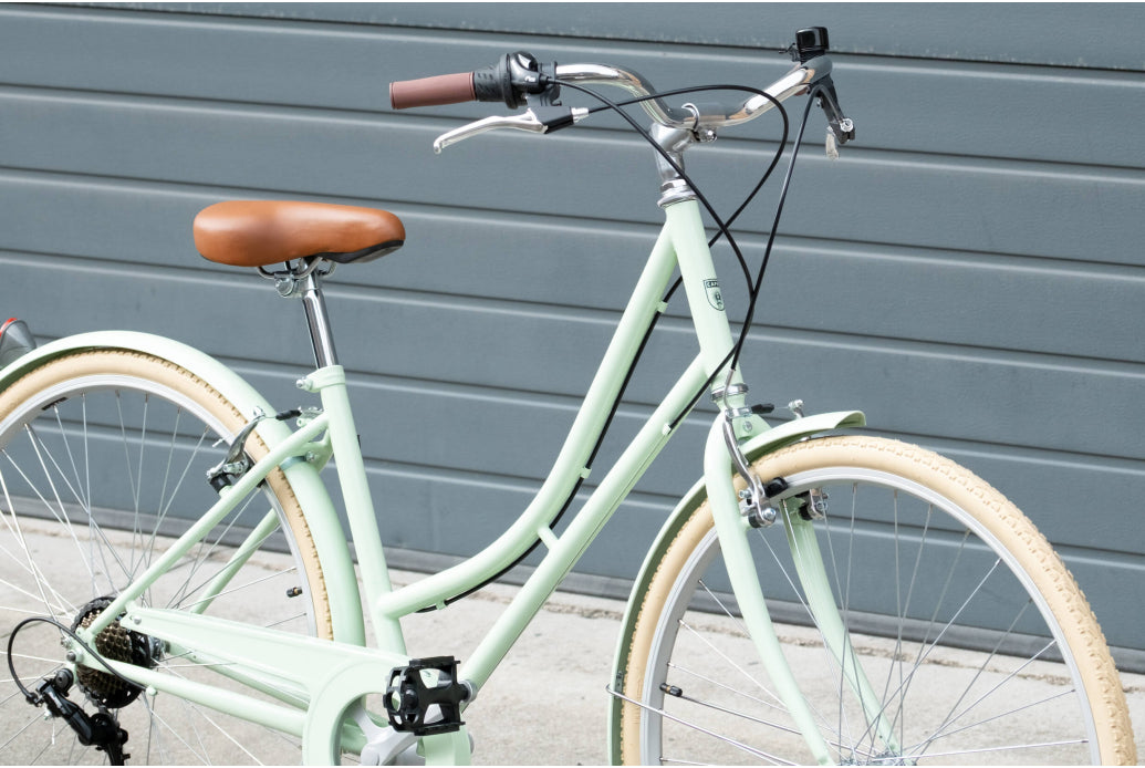 Comprar Bicicleta de Paseo Niza Verde Pastel 7 velocidades - BCCNI28PG342 2022