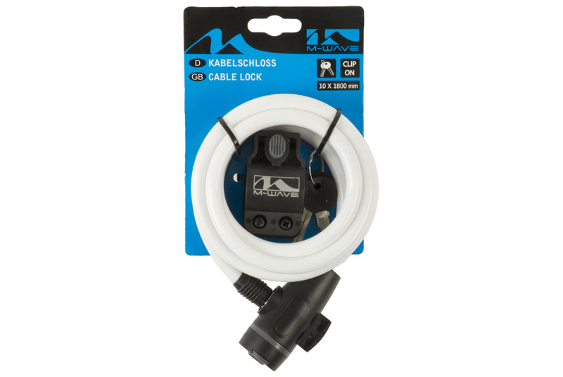 Comprar Candado espiral llave 1800 X 10 mm