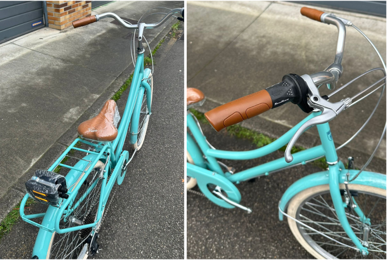 Bicicleta de niños (8-14 años) Capri Carolina 24" aquamarina - OUTLET