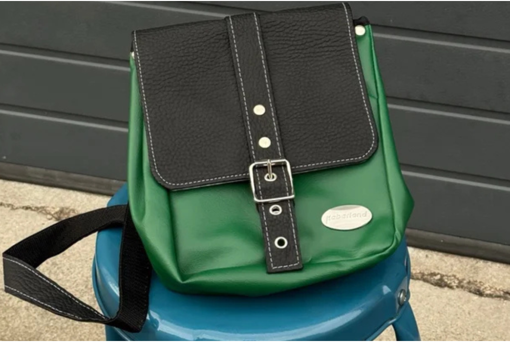 Bolso frontal semipiel para manillar