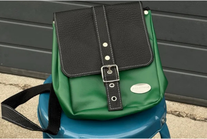 Bolso frontal semipiel para manillar