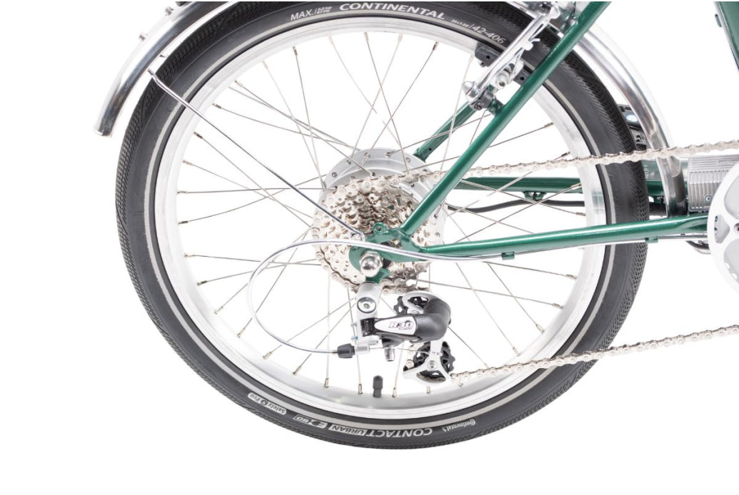 Bicicleta eléctrica plegable Capri VITA 2 -  British Green