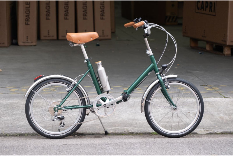 Bicicleta eléctrica plegable Capri VITA 2 -  British Green
