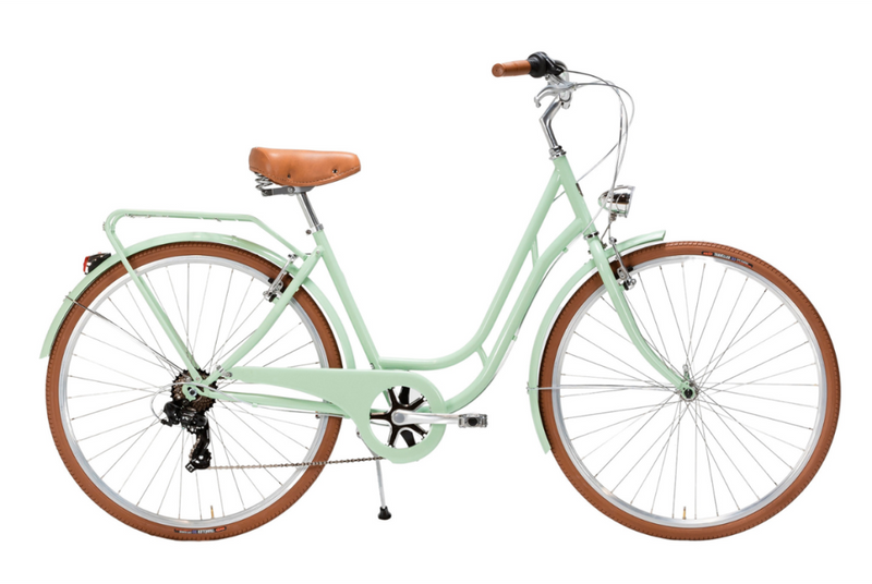 Bicicleta de Paseo Capri Berlin Verde-Miel - Reacondicionada